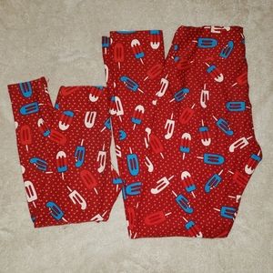 Lularoe Mommy & Me 4th of July Popsicles